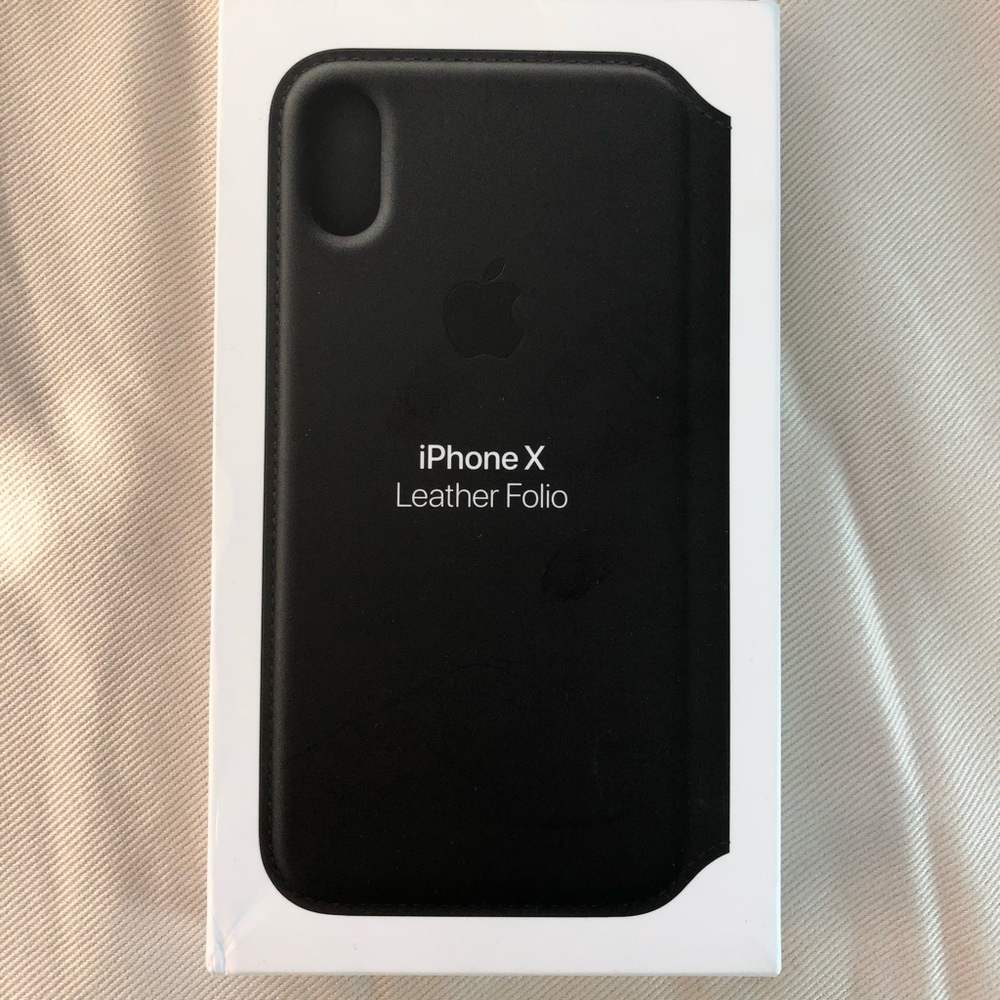 Apple iPhone X/XS Leather Wallet Case